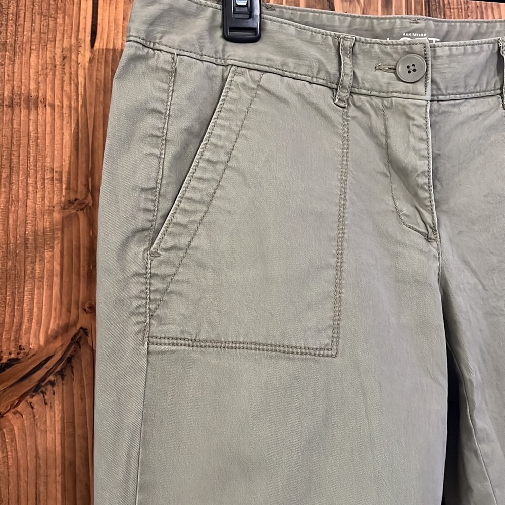 Ann Taylor Loft Relaxed Skinny Chino Style Pants - Picture 2 of 10